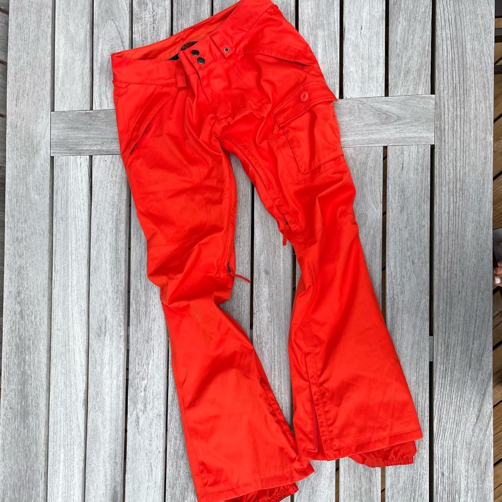 Burton Women’s Indulgence Dry Ride Fever Orange Snowboard Pants